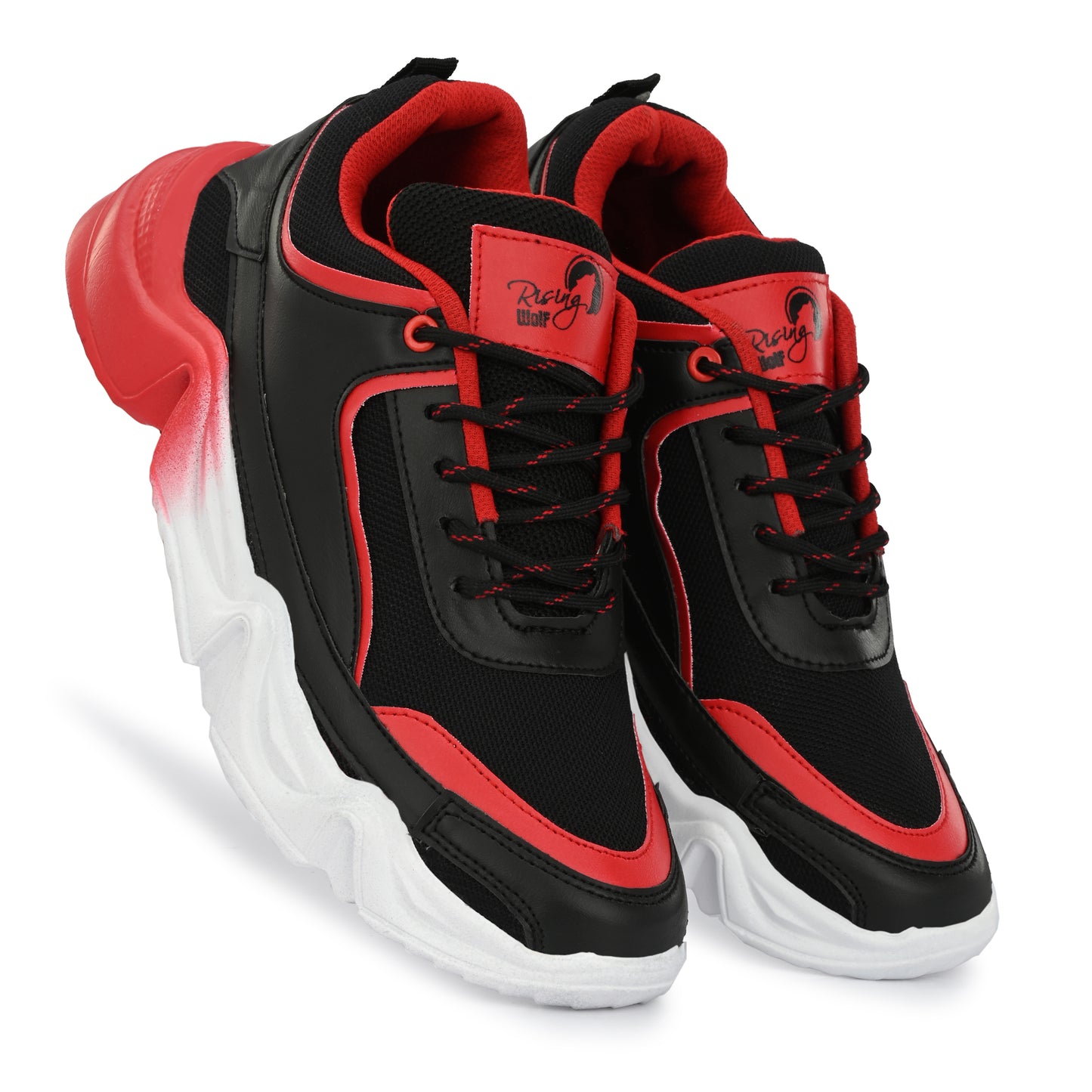 Rising WOLVES red Sports Shoes