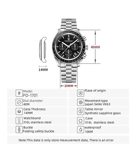 LACZ DENTON PAGANI DESIGN 1701 V3 watch
